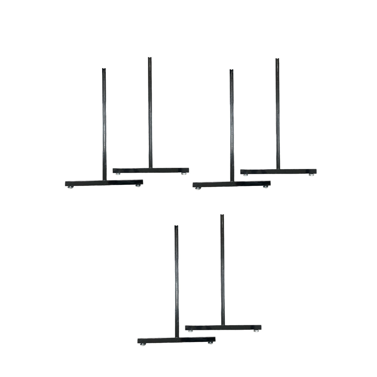 Only Hangers Gridwall Display Panels - 2x5.5 Foot Display Panels With EZ Slide-On Legs, Set Of 2