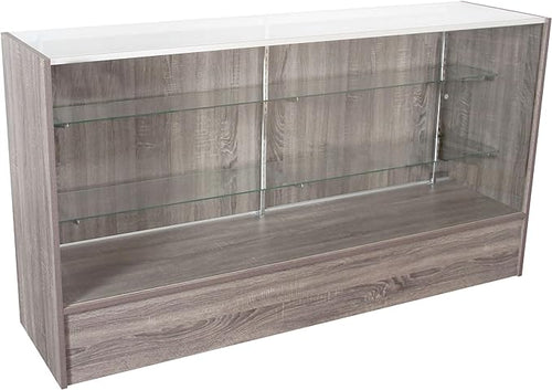 Barnwood Series Display Showcases and Retail Store Checkout Counters (Barnwood Showcase, 6Feet)