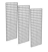 Load image into Gallery viewer, Only Garment Racks #1900 (Box of 3) Grid Panel for Retail Display - Perfect Metal Grid for Any Retail Display, 2&#39;x 6&#39;, 3 Grids Per Carton
