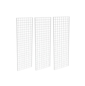 Only Garment Racks #1900 (Box of 3) Grid Panel for Retail Display - Perfect Metal Grid for Any Retail Display, 2'x 6', 3 Grids Per Carton