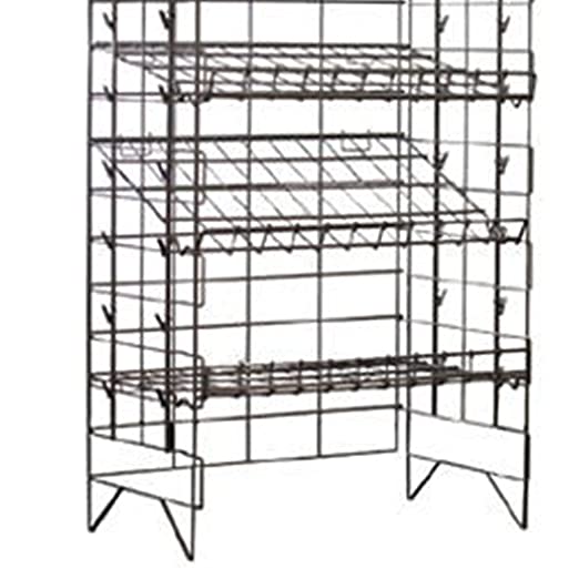 Potato Chip Rack White Wire 2 Strand Countertop Clip Rack