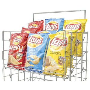Potato Chip Rack w/ 5 Shelves and 48 Clips