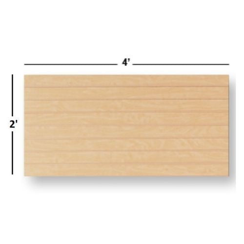 2' x 4'  Maple Panels (Set of 2)