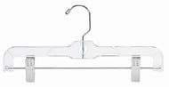 Children's Clear Plastic Pant/Skirt Hanger - 12"