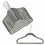 Children's Slim-Line Printed Zebra Hanger