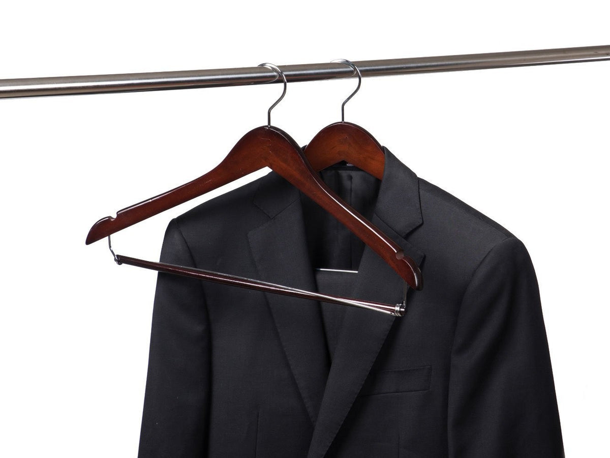 Contoured Coat/Top Hanger w/Locking Bar Product & Reviews Only