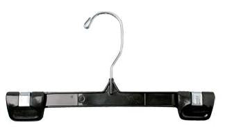 Plastic Gripper Hanger w/Swivel Hook 10" - Black