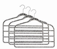 Slim-Line Printed "Zebra" Multi Pant Hanger