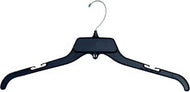 Unbreakable Black Plastic Top HangerBlack