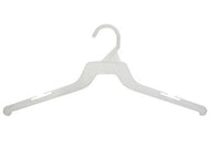 White Plastic Shipping Hanger 16"