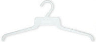 White Plastic Shipping Hangers 18"