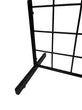 Load image into Gallery viewer, only-hangers-black-gridwall-countertop-display-with-mini-t-legs-includes-9-4-gridwall-hooks-included-heavy-duty-panel-12-x-24-buttom-view