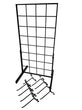 Load image into Gallery viewer, only-hangers-black-gridwall-countertop-display-with-mini-t-legs-includes-9-4-gridwall-hooks-included-heavy-duty-panel-12-x-24-top-view
