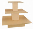 Load image into Gallery viewer, only-hangers-3-tier-display-tables-in-pill-in-square-front-view