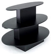 Load image into Gallery viewer, only-hangers-3-tier-display-tables-in-black-oval-rectangular