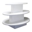 Load image into Gallery viewer, only-hangers-3-tier-display-tables-in-white-in-oval-rectangular