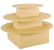Load image into Gallery viewer, only-hangers-3-tier-display-tables-in-maple-in-oval-rectangular