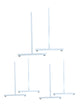 Load image into Gallery viewer, only-hangers-ez-slide-on-gridwall-legs-pack-of-3-sets-no-hardware-needed-white