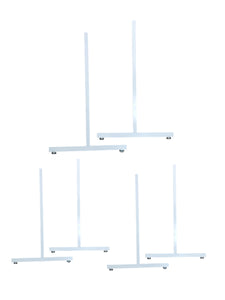 Only Hangers EZ Slide-On Gridwall Legs - Pack of 3 sets - No Hardware Needed!