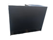 Load image into Gallery viewer, black-combo-register-stand-wrap-counter-4feet-front-side-view
