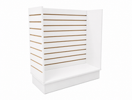 Only Hangers H-Shape Slatwall Merchandiser Double-Sided Retail Floor Display Unit 54
