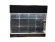 Load image into Gallery viewer, black-ledgetop-showcases-with-led-lights-in-4ft-and-6ft-main-view