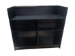 Load image into Gallery viewer, black-ledgetop-showcases-with-led-lights-in-4ft-and-6ft-back-view