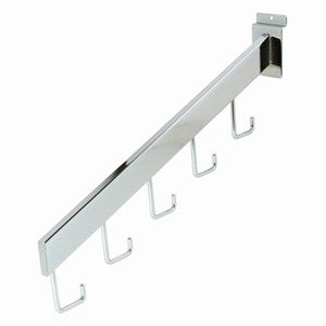 Only Hangers Slatwall Waterfall 5-Hook Rectangular Pack of 3