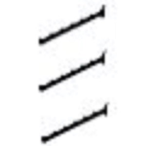 Only Hangers 6 - Ball Slatwall Waterfall 16" Pack of 3