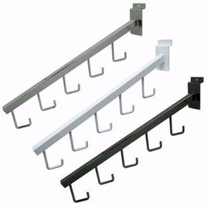 Only Hangers 5 Hook Slatwall Waterfall Pack of 3