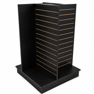 Only Hangers 4-Way Slatwall Merchandiser Freestanding Floor Display Unit 54