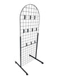 Load image into Gallery viewer, Only Hangers Heavy Duty  2'x 5.5' Arched Gridwall Art Display with EZ Slide-On Legs - Includes 10 Hooks