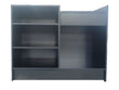 Load image into Gallery viewer, black-combo-register-stand-wrap-counter-4feet-black