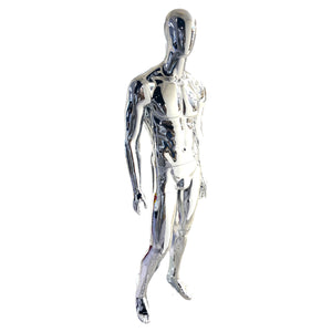 Matte Silver Male Mannequin