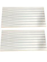 Load image into Gallery viewer, 2&#39; x 4&#39; White Slatwall Panels (Set of 2)