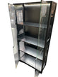 Load image into Gallery viewer, display-cabinet-with-4-shelves-and-led-lights-display-right-side-view