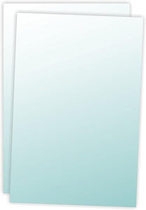 Only Garment Racks Clear Lens Overlays for Bulletin Holders, 22" x 28" Insert Size Only. Sold in Pairs