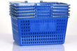 Load image into Gallery viewer, only-hangers-shopping-basket-set-of-5-durable-blue-plastic-with-metal-handles