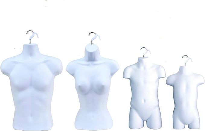 Only Hangers Family Set of Mannequin Forms Set of 4