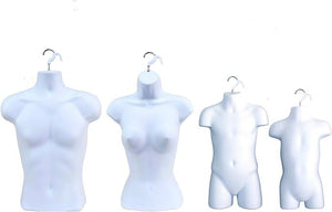 Only Hangers Family Set of Mannequin Forms Set of 4