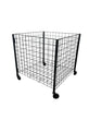 Load image into Gallery viewer, Gridwall Heavy Duty Dump Bin Display Merchandiser with Adjustable Bottom and Casters -36" x 36" x 30"H - No Tools or Hardware Needed for Assembly