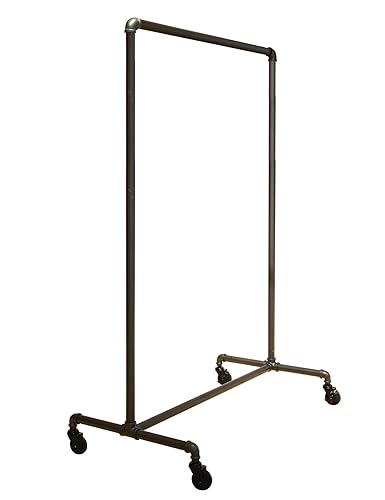 Only Hangers Clothes Rolling Rack – Vintage Pipeline Ballet Nonadjustable Hanging Fixture