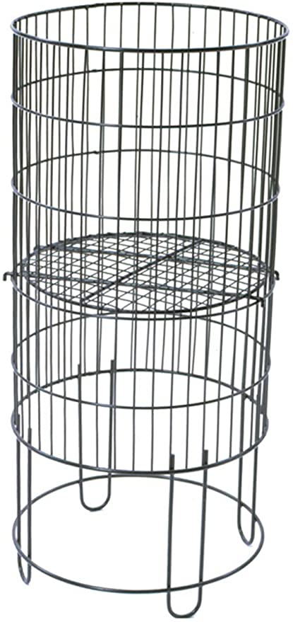 Black Collapsible Round Dump Bin Display Basket Retail Store Fixture 15