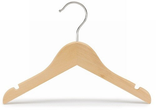 11" Children's Wooden Dress/Shirt Hanger