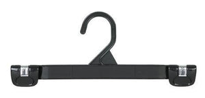 12&quot; Black Plastic Snap-Lock Pant Hanger