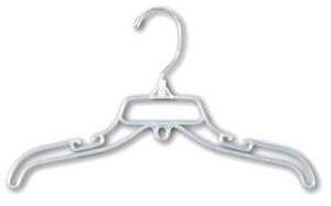 12 Clear Heavy-Duty Children's Top Hanger