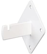 Grid Wall Mount Brackets for Grid Panels Box of 12 Pcs Black