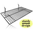 Load image into Gallery viewer, flat-wire-slatwall-gridwall-shelves-24l-x-12d-pack-of-6-black