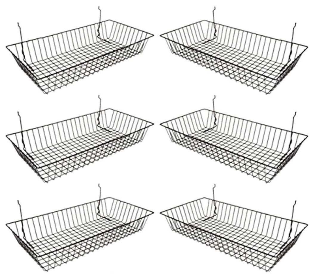 Wire Baskets for Grid Wall and Slat Wall - Wire Basket 24