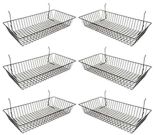 Wire Baskets for Grid Wall and Slat Wall - Wire Basket 24